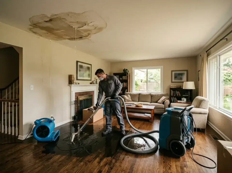 attic-pipe-burst-ceiling-drip-008 — frequently asked questions, Water Damage Restoration & Carpet Care in Boothwyn, PA